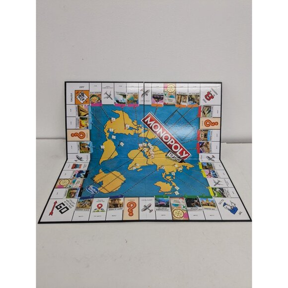 2022 Monopoly Travel World Tour Game Replacement Board Instructions - Picture 6 of 8